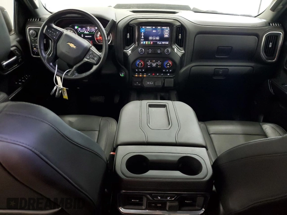 2020 Chevrolet Silverado 1500 LTZ with VIN 1GCUYGEL2LZ104009, listed as a Copart auction lot 68456944 with 39,001 mi miles and Salvage Title. Bid and sale history available at DreamBid. Image 8.