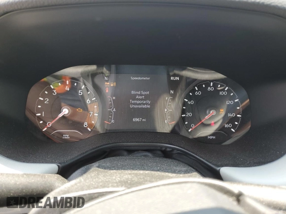 2024 Jeep Compass Limited с VIN 3C4NJDCN5RT602460, выставлен на аукционе Copart как лот 59885765 с пробегом 6 967 миль миль и Списание • Salvage title. История ставок и продаж доступна на DreamBid. Изображение 9.