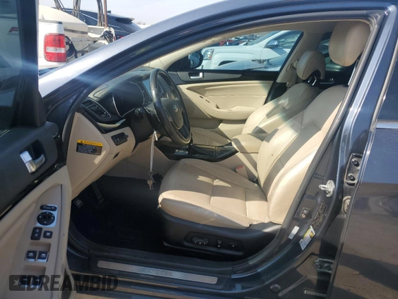 2014 Kia Cadenza Premium with VIN KNALN4D76E5128795, listed as a Copart auction lot 44547174 with 177,219 mi miles and Salvage Title. Bid and sale history available at carsss.com. Image 7.