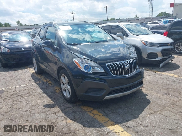 2016 Buick Encore with VIN KL4CJASB8GB662304, listed as a IAAI auction lot 38431076 with 118,383 mi miles. Bid and sale history available at carsss.com. Image 1.