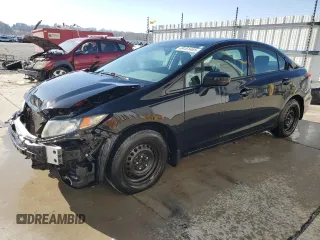 2015 Honda Civic Sedan LX with VIN 19XFB2F51FE057956, listed as a Copart auction lot 49151465 with 215,728 mi miles and Salvage Title. Bid and sale history available at carsss.com. Image 1.