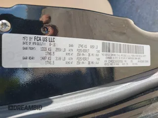 2016 Dodge Grand Caravan SXT with VIN 2C4RDGCG0GR387856, listed as a IAAI auction lot 41769163 with 103,856 mi miles and . Bid and sale history available at DreamBid. Image 9.