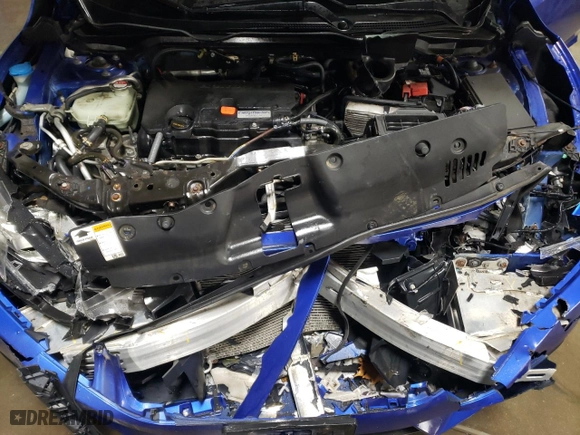 2017 Honda Civic Sedan EX with VIN 19XFC2F79HE081326, listed as a Copart auction lot 42288255 with 53,547 mi miles and Salvage Title. Bid and sale history available at carsss.com. Image 11.