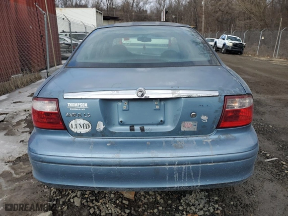 2005 Mercury Sable LS with VIN 1MEHM55S85A619167, listed as a Copart auction lot 42355675 with 0 mi miles and Salvage Title. Bid and sale history available at carsss.com. Image 6.