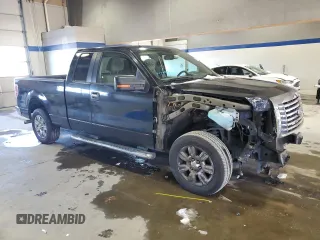 2010 Ford F-150 XL with VIN 1FTFX1CV0AFB16526, listed as a Copart auction lot 45946515 with 224,927 mi miles and Salvage Title. Bid and sale history available at carsss.com. Image 4.