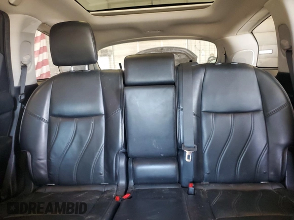 2013 Infiniti JX35 with VIN 5N1AL0MM7DC301244, listed as a Copart auction lot 47634945 with 116,533 mi miles and Salvage Title. Bid and sale history available at DreamBid. Image 10.