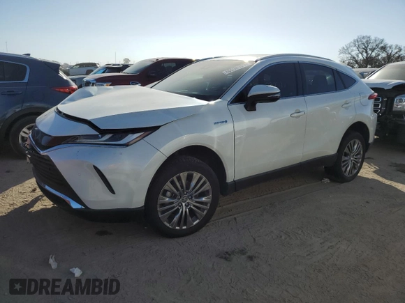 2021 Toyota Venza LE with VIN JTEAAAAH4MJ085240, listed as a Copart auction lot 40538303 with 23,771 mi miles. Bid and sale history available at carsss.com. Image 1.
