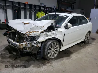 2011 Mitsubishi Lancer GTS with VIN JA32U8FW2BU036760, listed as a Copart auction lot 85325604 with 208,230 mi miles and Salvage Title. Bid and sale history available at carsss.com. Image 1.