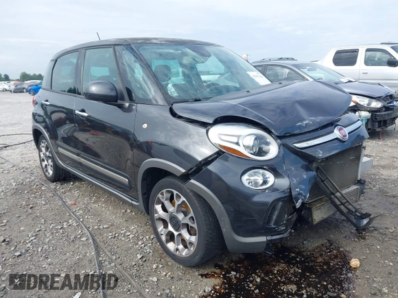 2014 FIAT 500L Trekking z VIN ZFBCFADH8EZ008208, wystawiony jako IAAI lot #42091284 z przebiegiem 79 407 mil mil oraz . Historia ofert i sprzedaży dostępna na DreamBid. Obrazek 1.