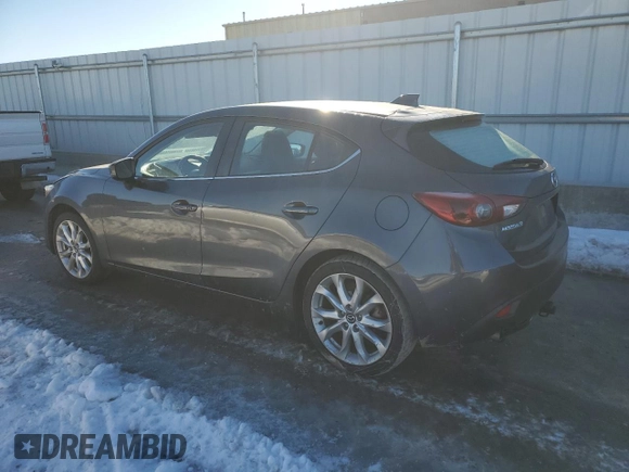 2015 Mazda 3 S Grand Touring with VIN JM1BM1M33F1221067, listed as a Copart auction lot 88398405 with 100,168 mi miles and Salvage Title. Bid and sale history available at DreamBid. Image 2.