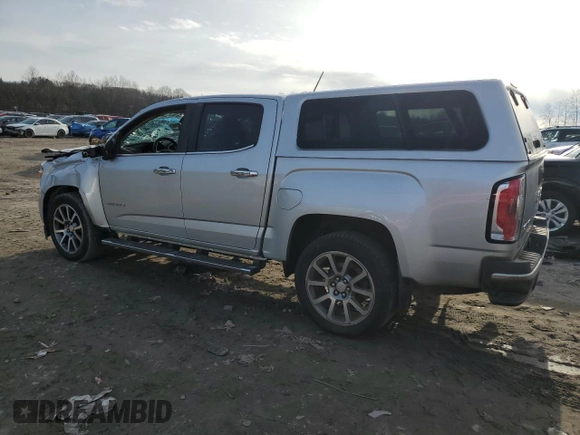 2018 GMC Canyon 4WD Denali with VIN 1GTG6EEN7J1236851, listed as a Copart auction lot 81907584 with 0 mi miles and Salvage Title. Bid and sale history available at carsss.com. Image 2.