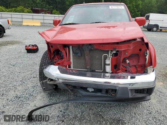 2010 GMC Canyon SLE1 z VIN 1GTJTCDE8A8111482, wystawiony jako Copart lot #57779275 z przebiegiem 64 409 mil mil oraz Szkoda całkowita • Salvage title. Historia ofert i sprzedaży dostępna na DreamBid. Obrazek 5.