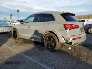 2019 Audi SQ5 Premium Plus with VIN WA1B4AFY5K2002974, listed as a Copart auction lot 36189633 with 27,979 mi miles. Bid and sale history available at carsss.com. Image 2.