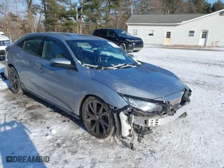 2018 Honda Civic Hatchback Sport Touring with VIN SHHFK7H92JU236456, listed as a IAAI auction lot 41385061 with 65,328 mi miles. Bid and sale history available at carsss.com. Image 1.