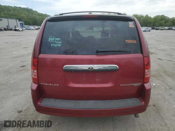 2010 Chrysler Town & Country Touring Plus with VIN 2A4RR8D18AR442282, listed as a Copart auction lot 51805924 with 172,704 mi miles and Salvage Title. Bid and sale history available at DreamBid. Image 6.