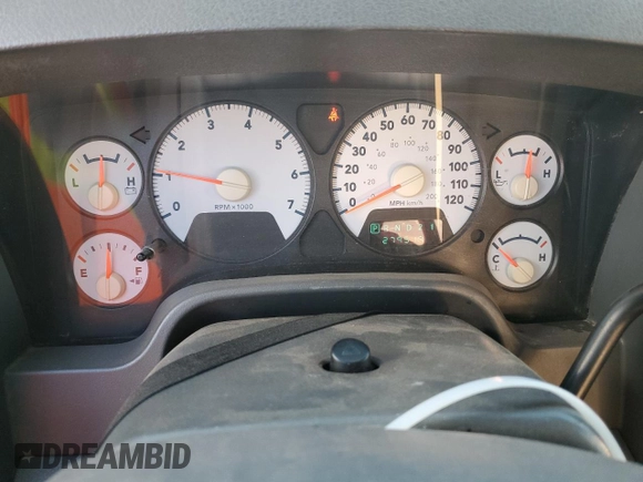 2007 Dodge 1500 ST with VIN 1D7HU18P17J510799, listed as a Copart auction lot 86441554 with 279,519 mi miles and Salvage Title. Bid and sale history available at DreamBid. Image 9.