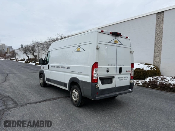 2014 Ram ProMaster Cargo with VIN 3C6TRVBG2EE118261, listed as a Copart auction lot 45903055 with 168,025 mi miles and Clean Title. Bid and sale history available at DreamBid. Image 3.