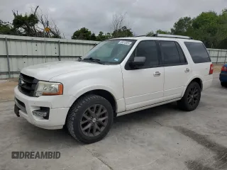 2017 Ford Expedition Limited with VIN 1FMJU1KT5HEA44446, listed as a Copart auction lot 55513055 with 130,912 mi miles and Salvage title. Bid and sale history available at DreamBid. Image 1.