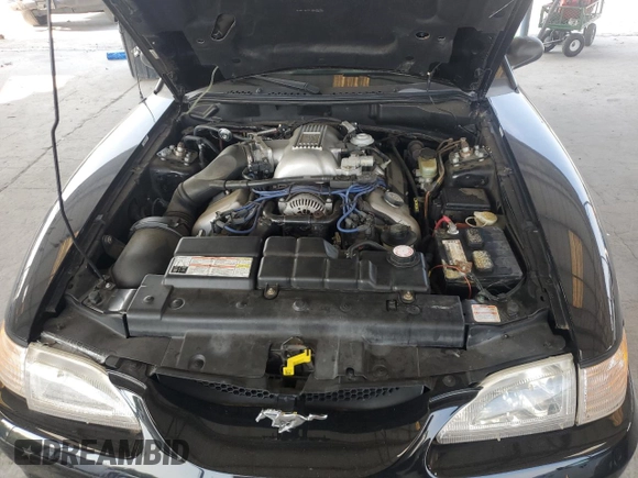 1996 Ford Mustang Cobra with VIN 1FALP46V0TF188786, listed as a Copart auction lot 57933355 with 36,931 mi miles and Salvage title. Bid and sale history available at DreamBid. Image 11.