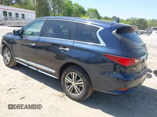 2020 Infiniti QX60 Luxe with VIN 5N1DL0MM6LC528615, listed as a IAAI auction lot 42016614 with 81,449 mi miles and . Bid and sale history available at DreamBid. Image 3.