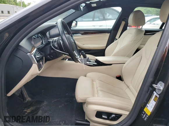 2019 BMW 5 Series 540i xDrive with VIN WBAJE7C54KWD55016, listed as a Copart auction lot 56281805 with 49,623 mi miles and Salvage title. Bid and sale history available at DreamBid. Image 7.