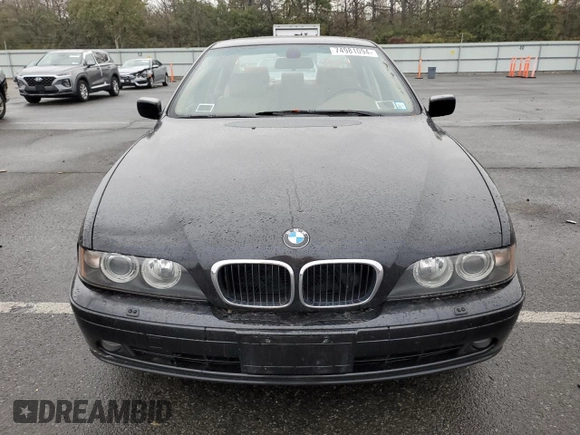 2001 BMW 5 Series 530iA with VIN WBADT63441CF05226, listed as a Copart auction lot 74981094 with 78,490 mi miles and Salvage Title. Bid and sale history available at carsss.com. Image 5.