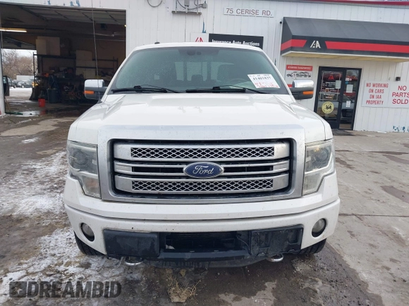 2013 Ford F-150 XL with VIN 1FTFW1ET1DFD50855, listed as a IAAI auction lot 41401837 with 196,003 mi miles. Bid and sale history available at carsss.com. Image 12.