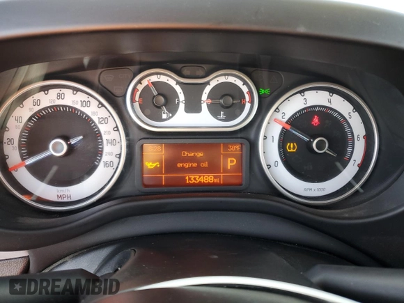 2014 FIAT 500L Easy with VIN ZFBCFABH2EZ016503, listed as a Copart auction lot 81339624 with 133,488 mi miles and Salvage Title. Bid and sale history available at carsss.com. Image 9.