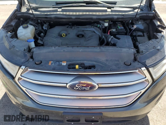 2016 Ford Edge SE with VIN 2FMPK4G91GBB73311, listed as a Copart auction lot 56574485 with 108,193 mi miles and Salvage title. Bid and sale history available at DreamBid. Image 12.