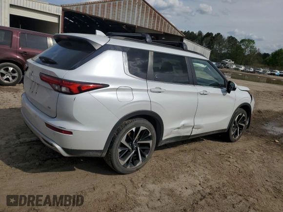 2022 Mitsubishi Outlander SE z VIN JA4J3UA89NZ034457, wystawiony jako Copart lot #50661295 z przebiegiem 34 193 mil mil oraz Szkoda całkowita • Salvage title. Historia ofert i sprzedaży dostępna na DreamBid. Obrazek 3.