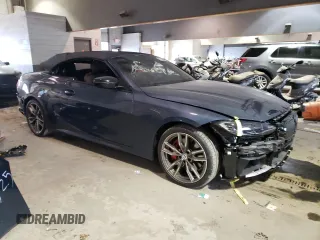 2023 BMW 4 Series M440i xDrive with VIN WBA63AT03PCM38343, listed as a Copart auction lot 41393084 with 5,076 mi miles. Bid and sale history available at carsss.com. Image 4.
