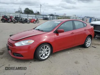 2013 Dodge Dart SXT with VIN 1C3CDFBA1DD194597, listed as a Copart auction lot 51122935 with 115,150 mi miles and Salvage Title. Bid and sale history available at carsss.com. Image 1.