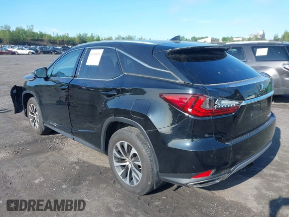 2021 Lexus RX 350 with VIN 2T2HZMDAXMC293724, listed as a IAAI auction lot 42395876 with 45,629 mi miles and . Bid and sale history available at DreamBid. Image 3.