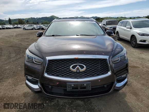 2019 Infiniti QX60 Pure with VIN 5N1DL0MM5KC524862, listed as a Copart auction lot 52144065 with 20,590 mi miles and Salvage title. Bid and sale history available at DreamBid. Image 5.