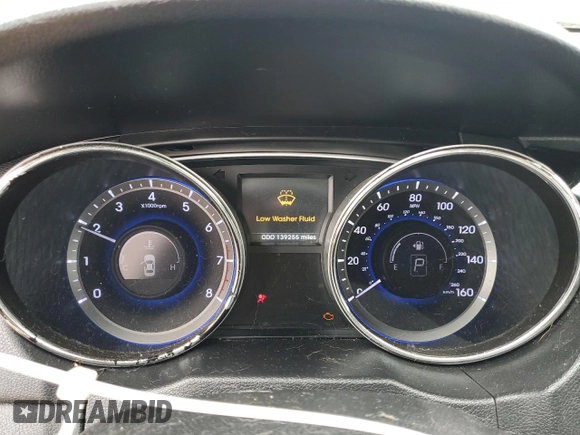 2014 Hyundai Sonata Limited with VIN 5NPEC4AB7EH818369, listed as a Copart auction lot 48346525 with 139,255 mi miles and Salvage Title. Bid and sale history available at DreamBid. Image 9.