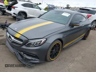 2017 Mercedes-Benz C 63 S AMG with VIN WDDWJ8HB1HF426693, listed as a IAAI auction lot 42042268 with 83,042 mi miles and . Bid and sale history available at carsss.com. Image 2.