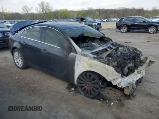 2013 Buick Regal Turbo Premium 2 with VIN 2G4GT5GV5D9201517, listed as a Copart auction lot 54564145 with Not Provided miles and Salvage Title. Bid and sale history available at DreamBid. Image 4.