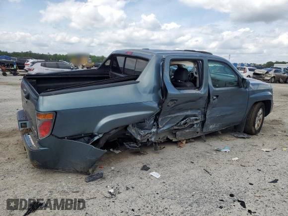 2007 Honda Ridgeline RTL w/Leather with VIN 2HJYK165X7H541838, listed as a Copart auction lot 51180735 with 175,336 mi miles and Salvage Title. Bid and sale history available at carsss.com. Image 3.
