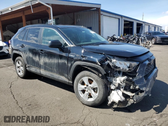 2021 Toyota RAV4 Hybrid LE with VIN 4T3L6RFV5MU006056, listed as a Copart auction lot 51797665 with 81,169 mi miles and Salvage Title. Bid and sale history available at carsss.com. Image 4.