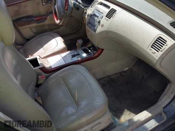 2006 Hyundai Azera SE with VIN KMHFC46F36A048952, listed as a IAAI auction lot 42522719 with 144,155 mi miles and . Bid and sale history available at DreamBid. Image 5.