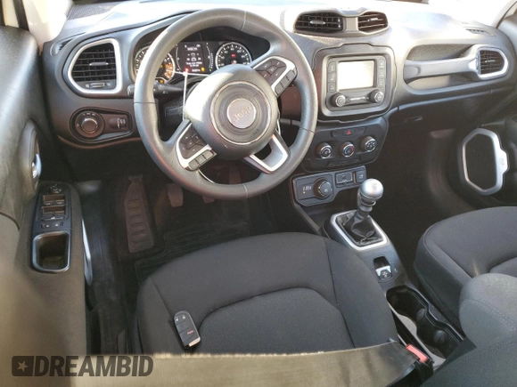 2018 Jeep Renegade Sport with VIN ZACCJBAH0JPJ05799, listed as a Copart auction lot 74072224 with 64,297 mi miles and Salvage title. Bid and sale history available at DreamBid. Image 8.