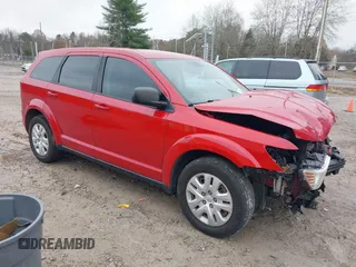 2015 Dodge Journey American Value z VIN 3C4PDCAB2FT674764, wystawiony jako IAAI lot #41124109 z przebiegiem 113 557 mil mil oraz . Historia ofert i sprzedaży dostępna na DreamBid. Obrazek 1.