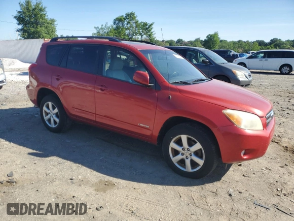 2007 Toyota RAV4 Limited with VIN JTMBK31V875032707, listed as a Copart auction lot 57705835 with 184,341 mi miles and Clean title. Bid and sale history available at DreamBid. Image 4.