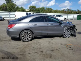 2017 Mercedes-Benz CLA with VIN WDDSJ4EB9HN430718, listed as a Copart auction lot 44358815 with 145,597 mi miles and Salvage Title. Bid and sale history available at carsss.com. Image 3.