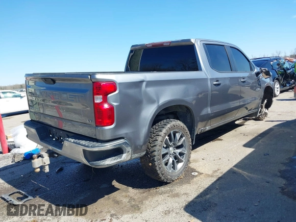 2020 Chevrolet Silverado 1500 LT with VIN 3GCPWCED8LG285993, listed as a IAAI auction lot 41664807 with 63,637 mi miles. Bid and sale history available at carsss.com. Image 4.