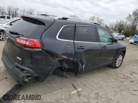 2016 Jeep Cherokee Latitude with VIN 1C4PJMCS3GW323322, listed as a Copart auction lot 50206185 with 183,062 mi miles and Salvage Title. Bid and sale history available at carsss.com. Image 3.