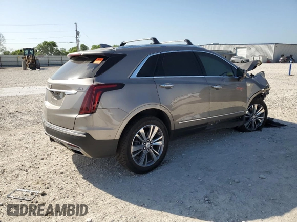 2022 Cadillac XT5 Premium Luxury AWD with VIN 1GYKNERS9NZ120517, listed as a Copart auction lot 52633745 with 31,456 mi miles and Salvage Title. Bid and sale history available at carsss.com. Image 3.