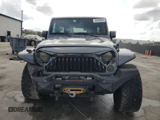 2017 Jeep Wrangler Unlimited 75th Anniversary with VIN 1C4BJWEG6HL676557, listed as a Copart auction lot 55426945 with 75,741 mi miles and Salvage title. Bid and sale history available at DreamBid. Image 5.