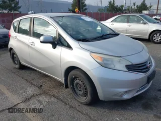 2014 Nissan Note S with VIN 3N1CE2CP7EL404218, listed as a IAAI auction lot 41476641 with 122,058 mi miles and . Bid and sale history available at DreamBid. Image 1.