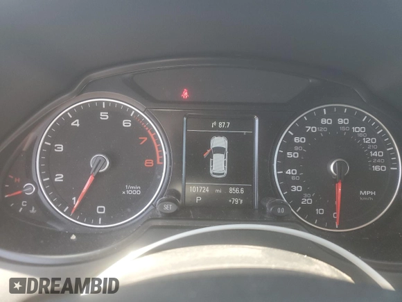 2015 Audi Q5 Premium Plus with VIN WA1LFAFP7FA055256, listed as a Copart auction lot 59611045 with 101,724 mi miles and Clean title. Bid and sale history available at DreamBid. Image 9.